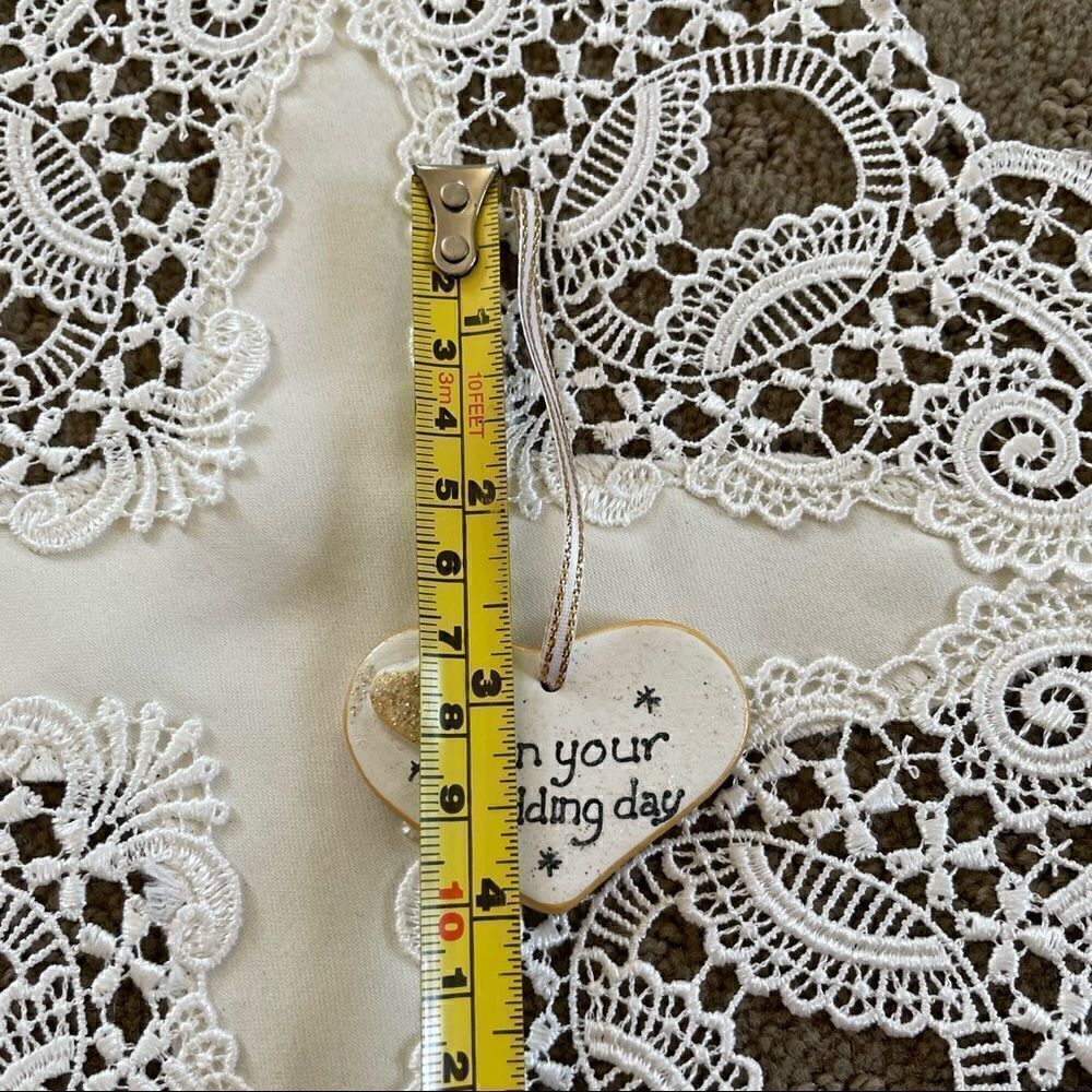 Hand Crafted Ceramic Pendant Gift Tag Wedding Gift - Picture 8 of 8